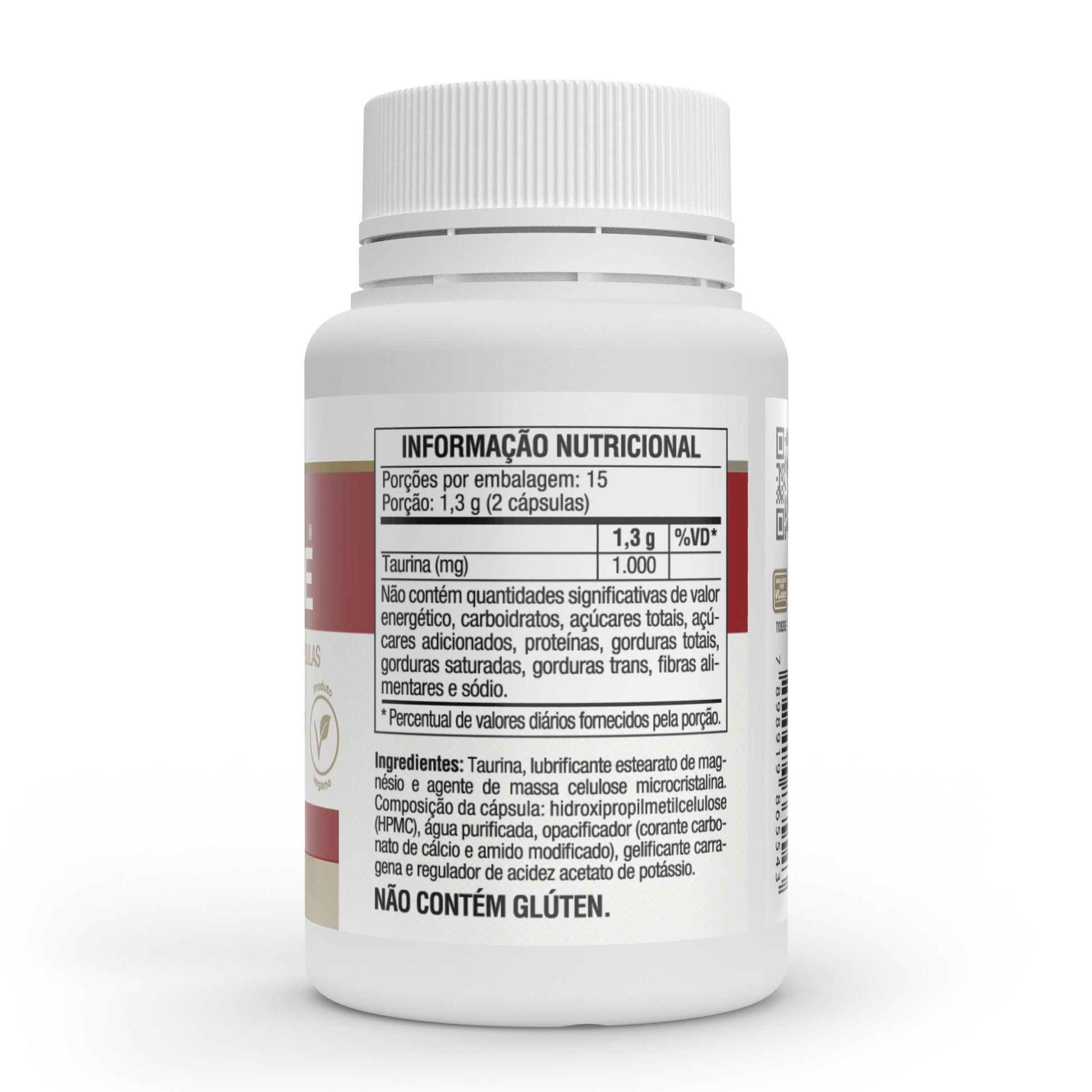 Taurine - 30 Comprimidos