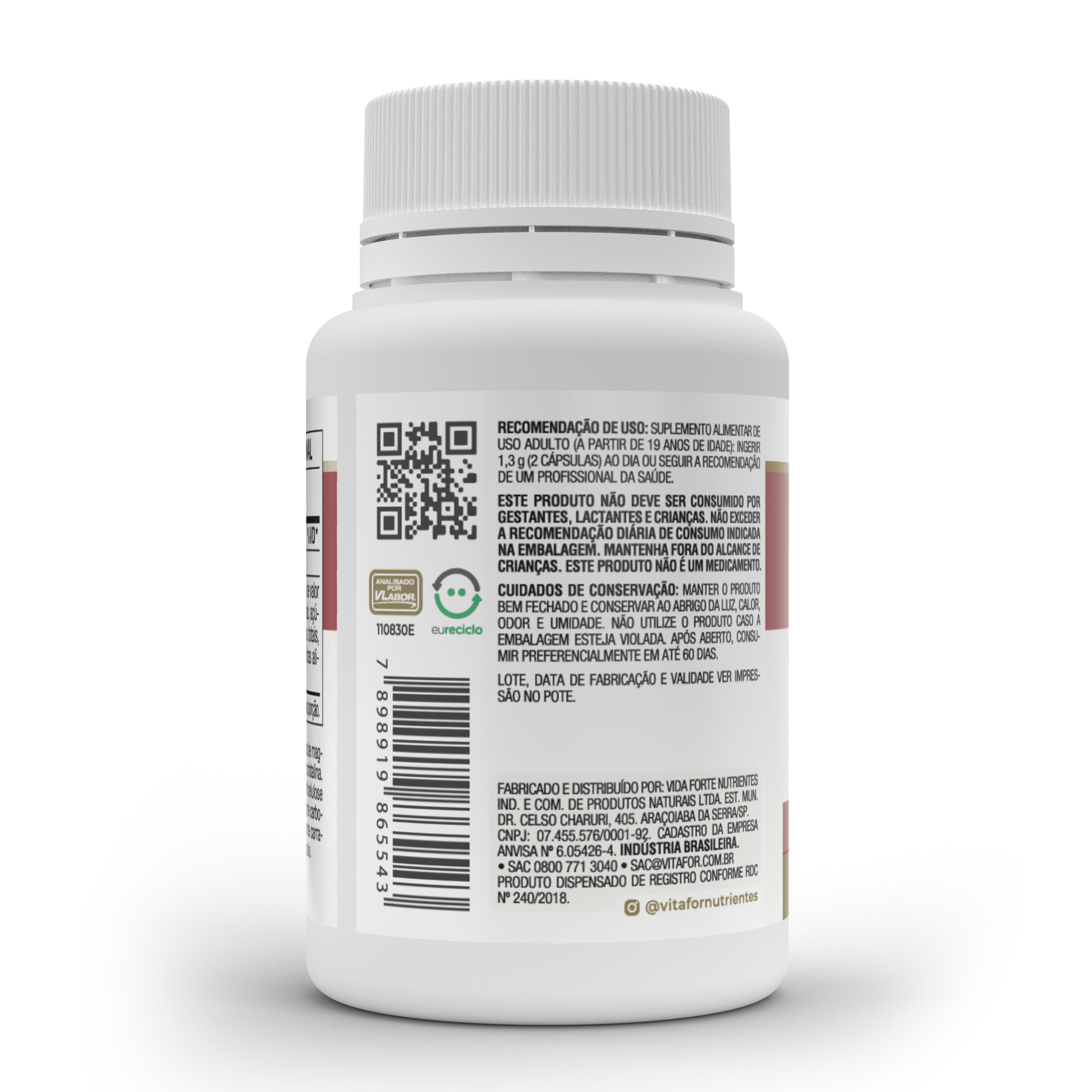Taurine - 30 Comprimidos