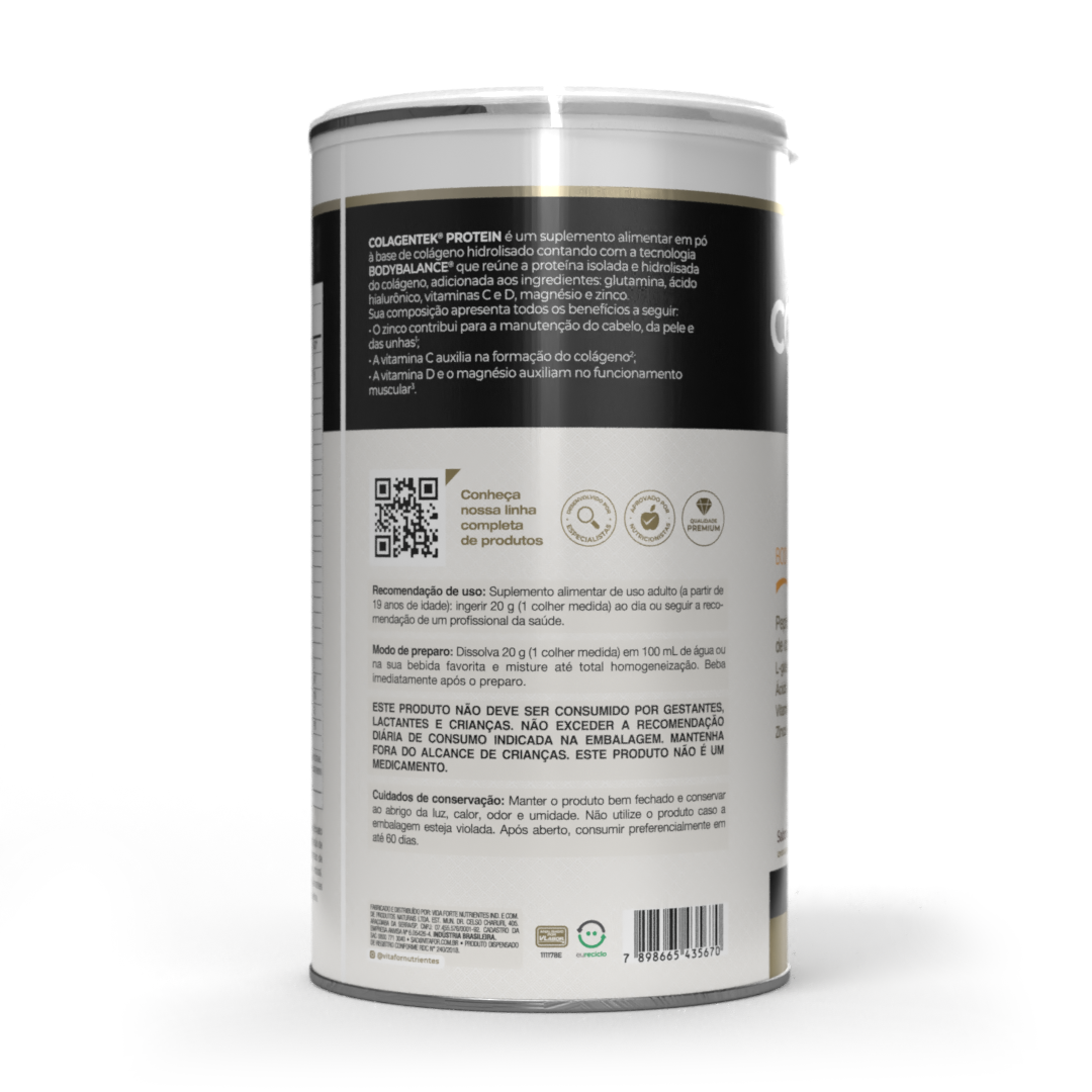 Colagentek Protein - Bodybalance - 460g Cacau