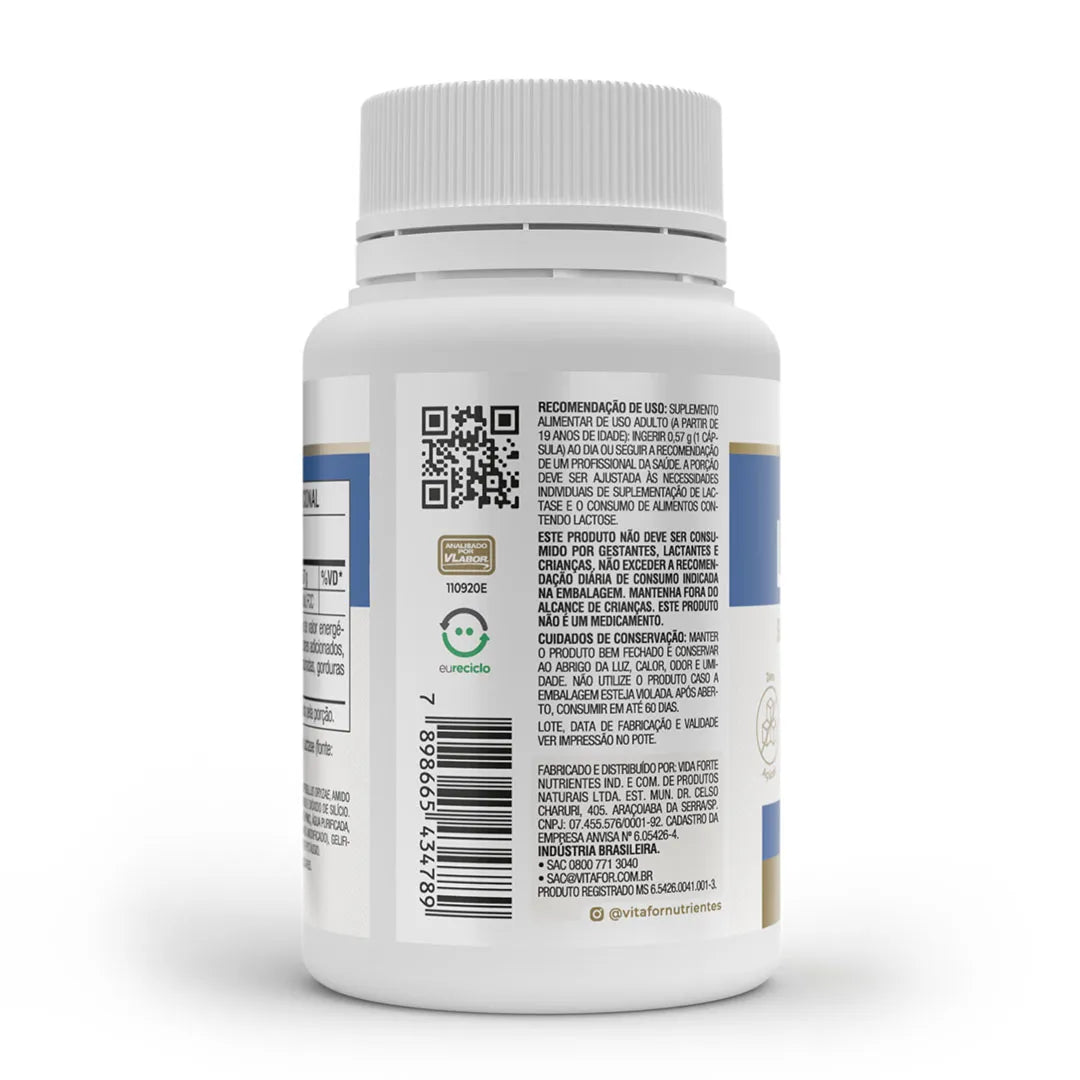 LACZYME®: Enzima lactase 60 Cápsulas