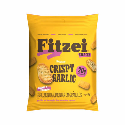 Fitzei Snacks Proteicos Crispy Garlic 45g