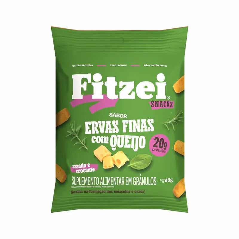 Snacks proteicos Fitzei con finas hierbas y queso 45 g